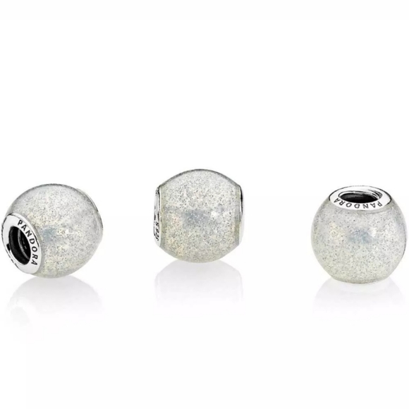 Pandora Jewelry - Pandora silver glitter ball charm.